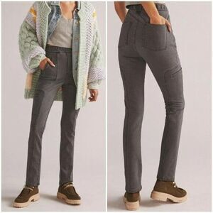 By Anthropologie Pilcro The Hiker Pants XS Gray Cargo High Rise Utility Gorpcore
